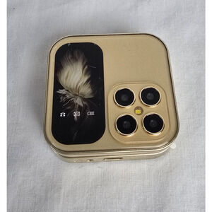 i17 Mini Palm Flip Mobile Phone 2G Dual SIM Standby Speed Dial FM Radio Voice